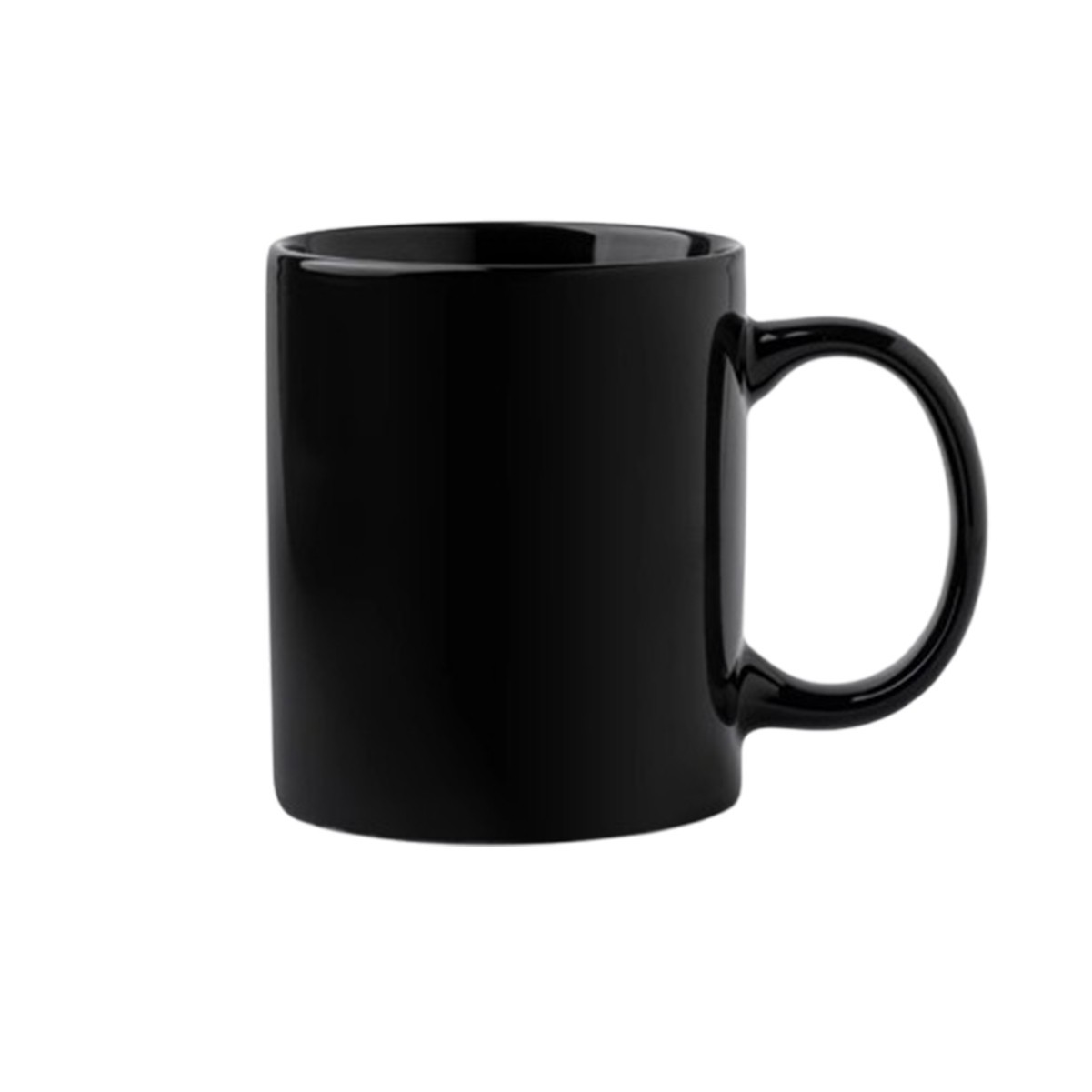 12oz Wooden Handled Ceramic Mug