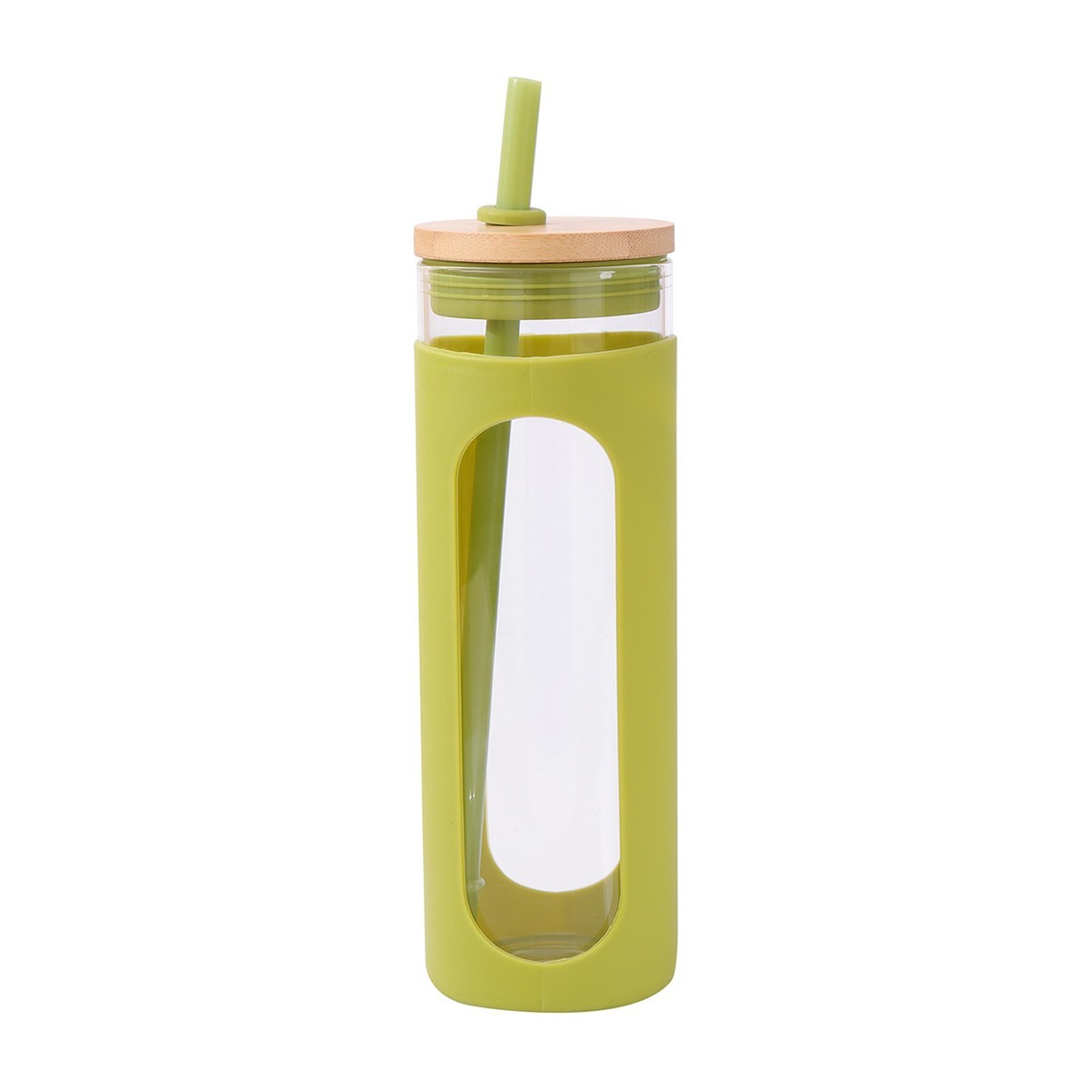 20oz Glass Tumbler with Bamboo Lid