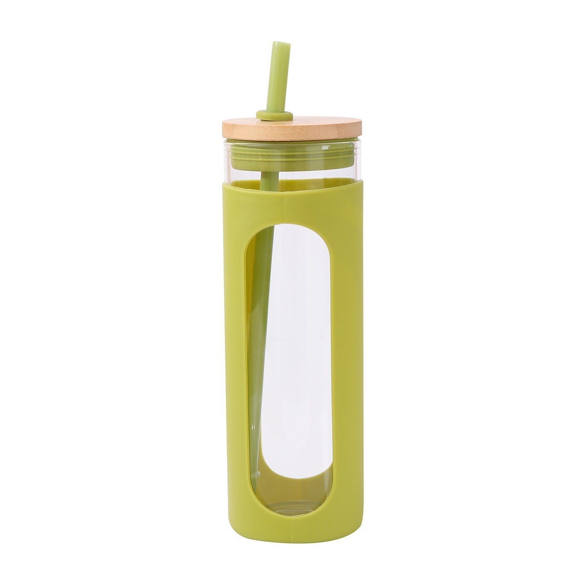 20oz Glass Tumbler with Bamboo Lid