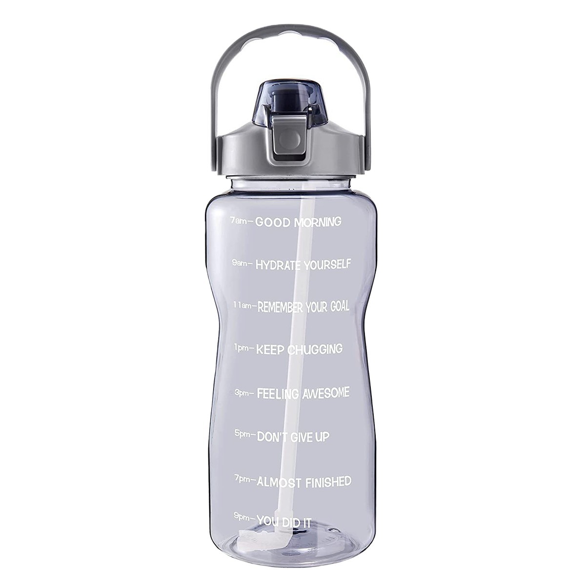 64oz Motivational Water Bottle with Time Marker