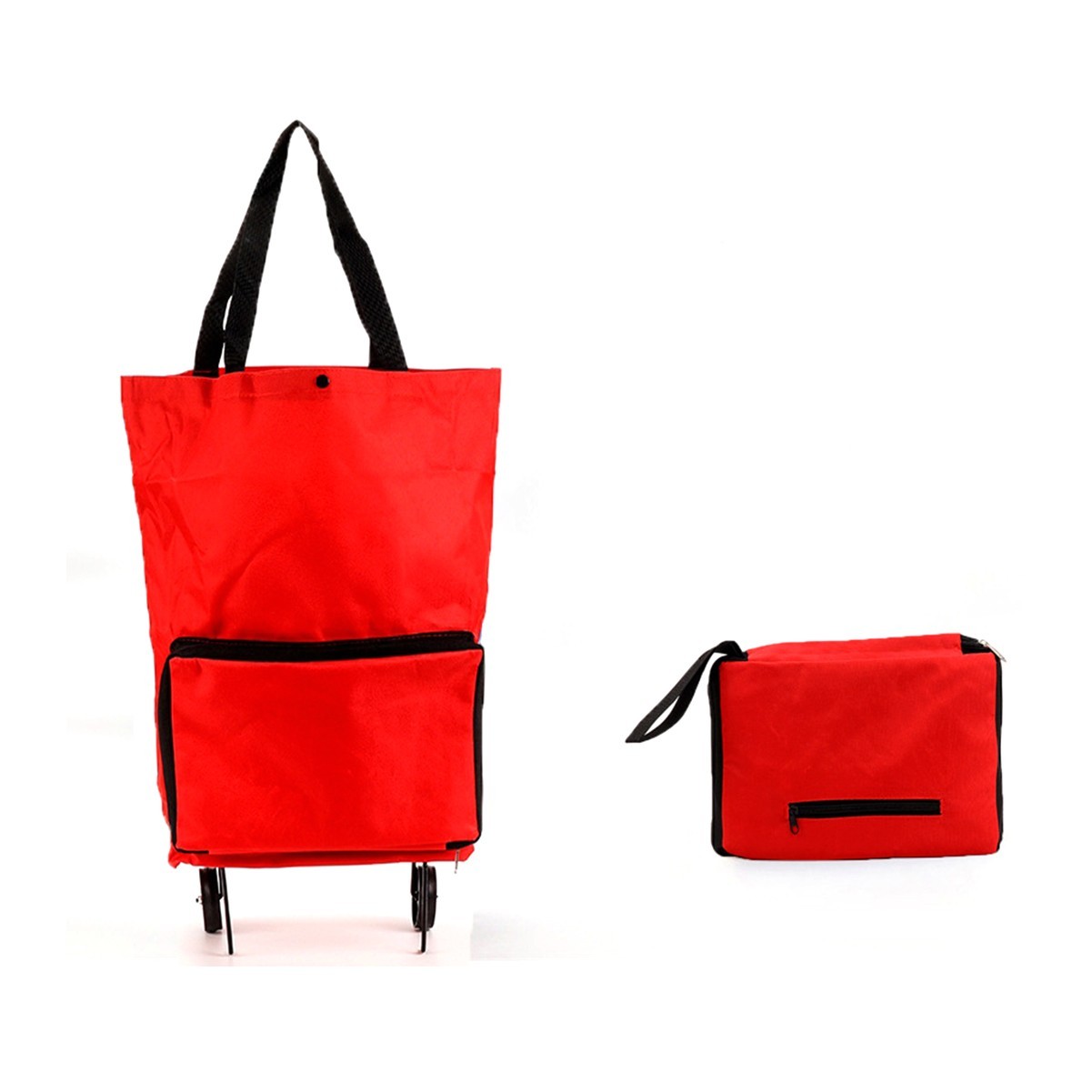 Collapsible Shopping Bag with Wheels