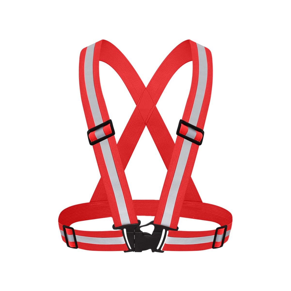 Reflective Safety Vest with Adjustable Strap