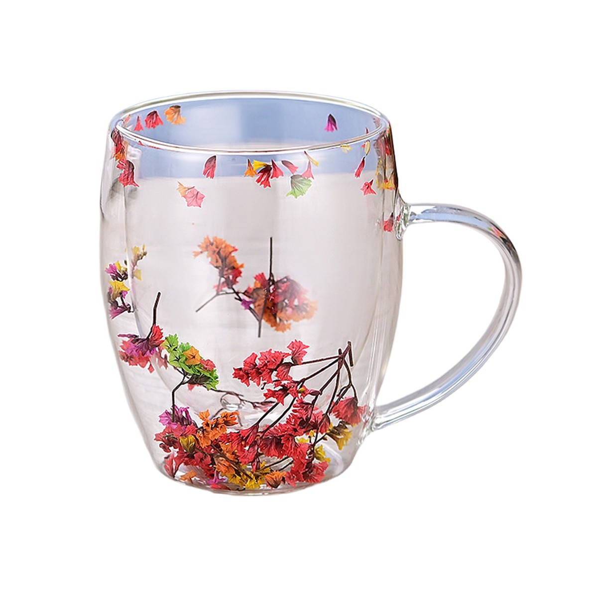 10oz Elegant Double-Walled Glass Coffee Mug