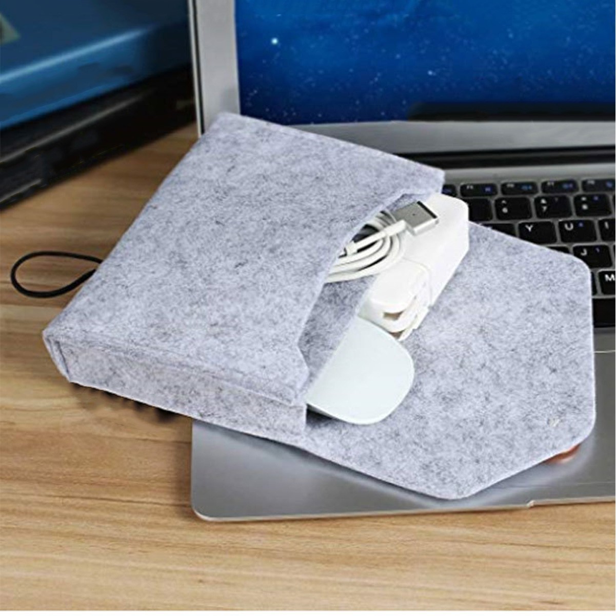 Felt Electronic Organizer Pouch
