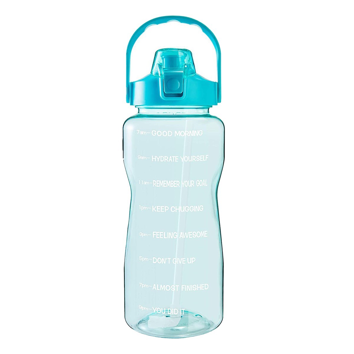 64oz Motivational Water Bottle with Time Marker