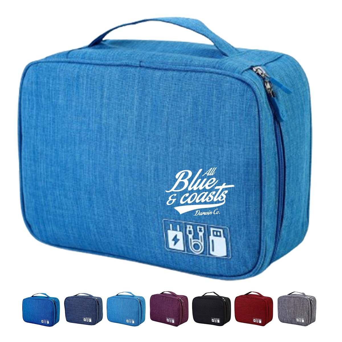 Portable Data Cable Organizer Bag