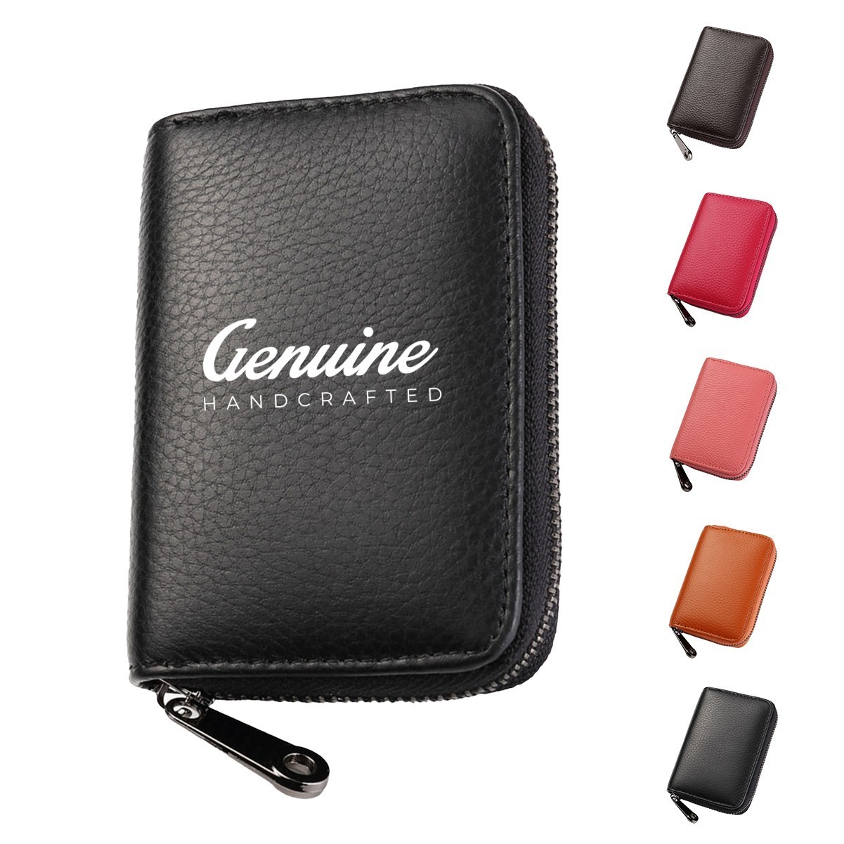 Leather Coin Pocket Wallet