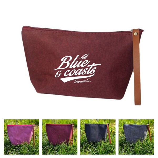 Oxford Zip-Top Cosmetic Bag