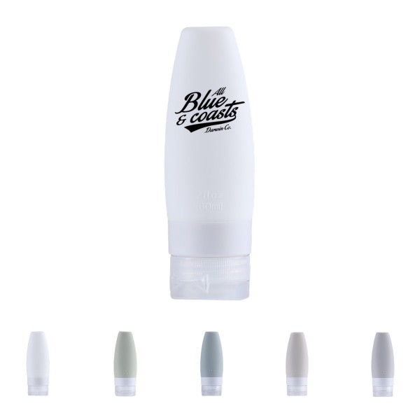 2oz Leak-proof Silicone Travel Bottle Set
