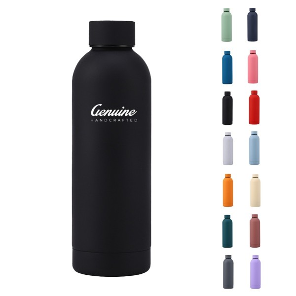 17oz Reusable Stainless Steel Frosted Water Bottle