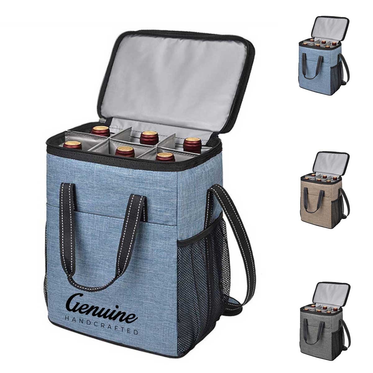 6 Bottle Pocket Wine Bag