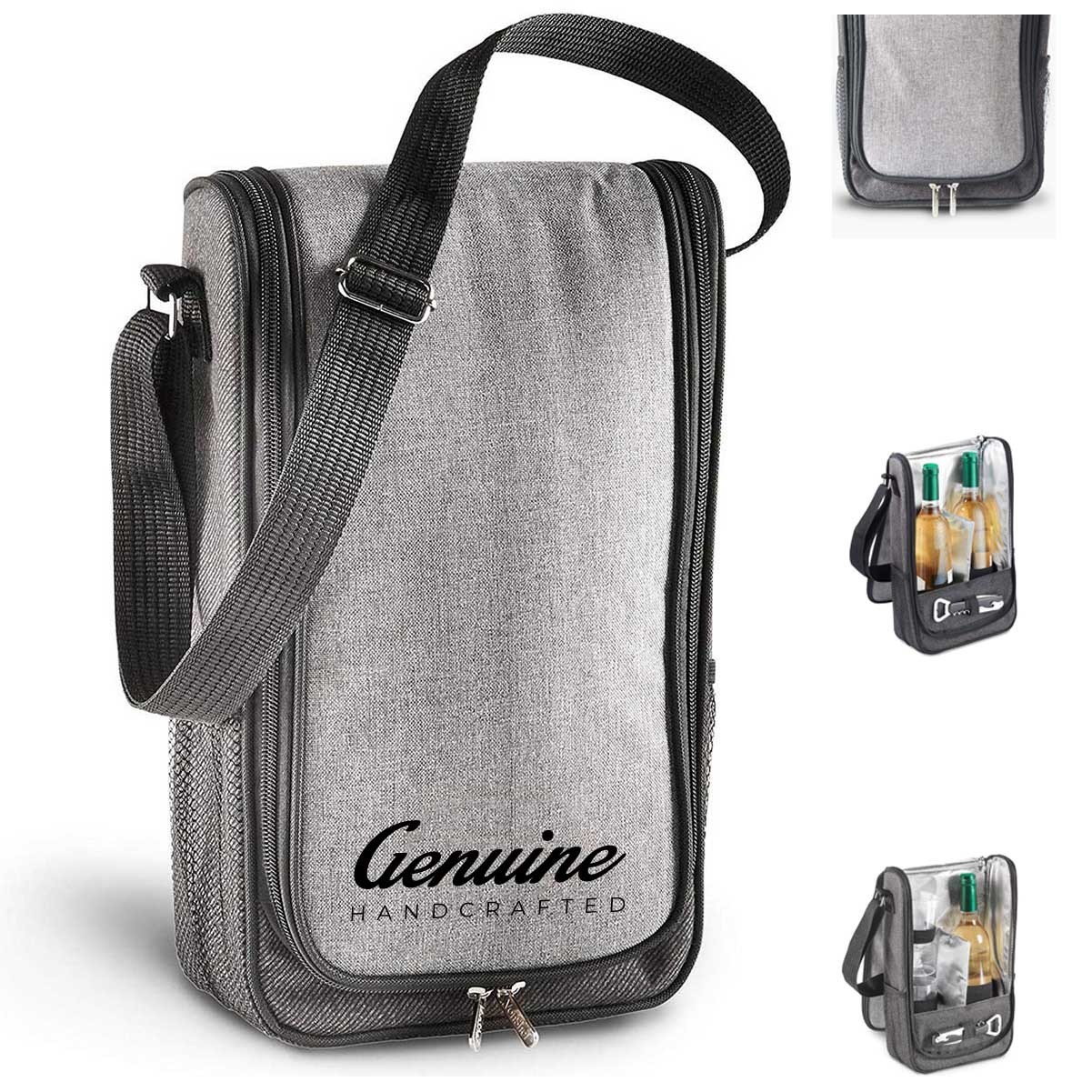Portable Wine Bag with Shoulder Strap