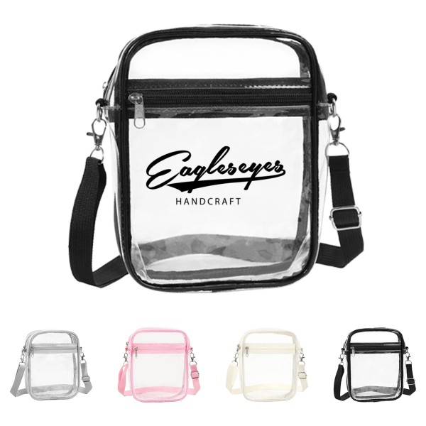 Adjustable Clear Crossbody Bag
