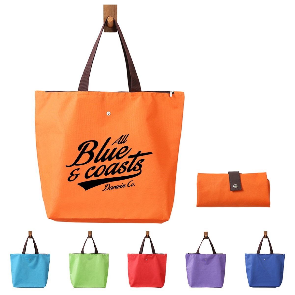 Compact Foldable Grocery Tote Bag