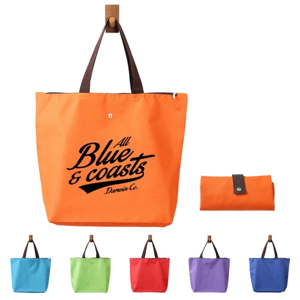 Compact Foldable Grocery Tote Bag