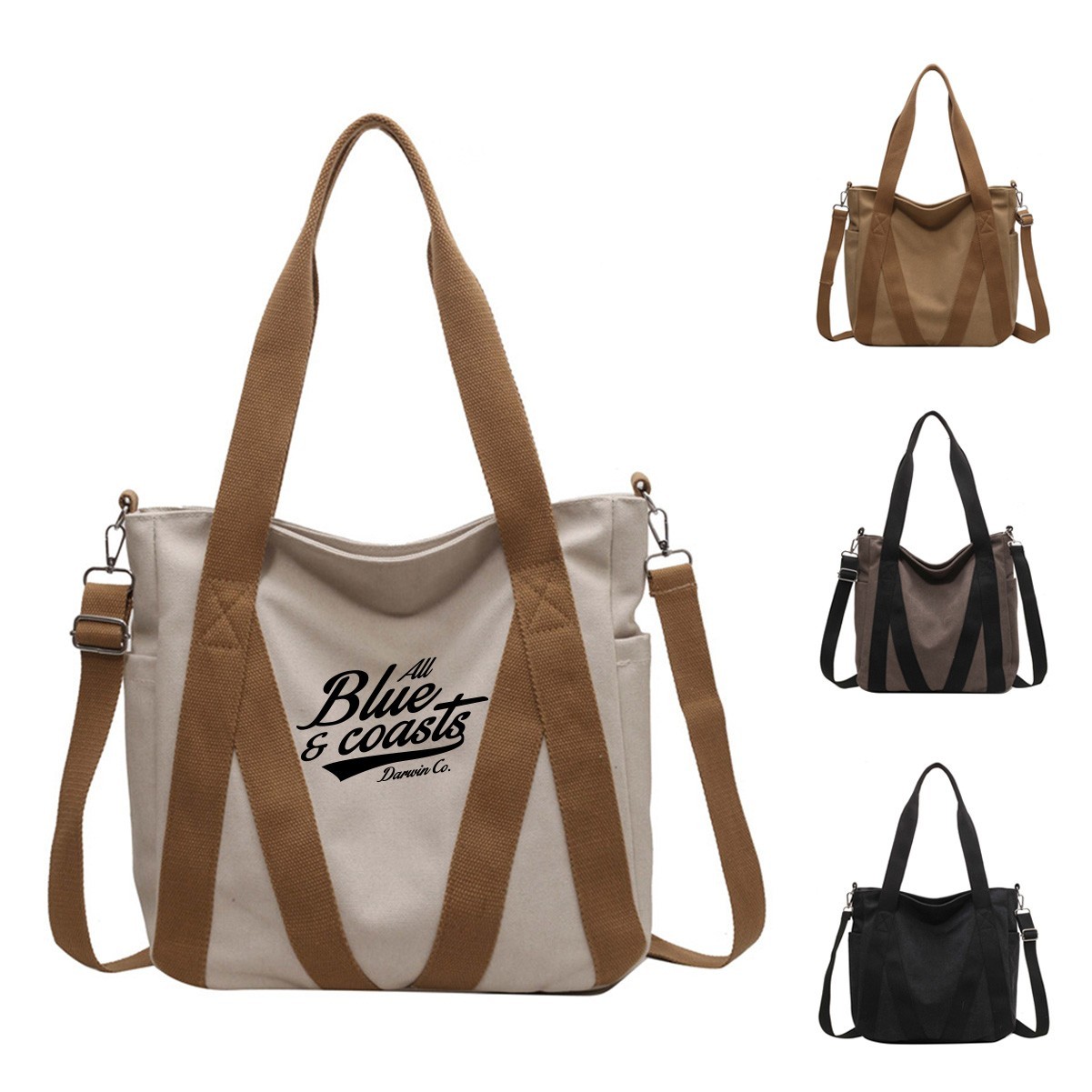 16oz Vintage Canvas Tote Bag