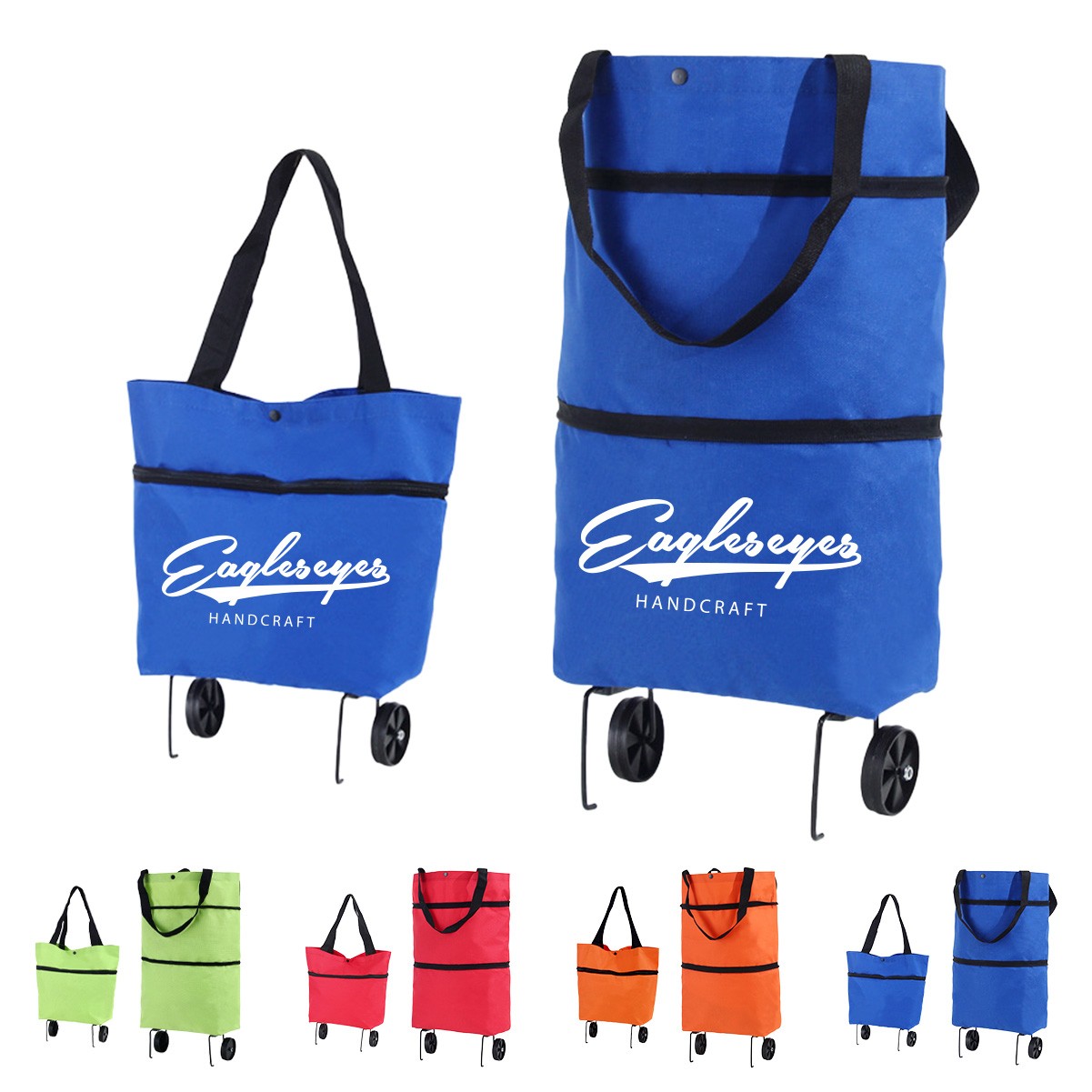 Collapsible Wheeled Shopping Bag