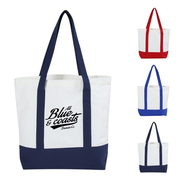 Patchwork Canvas Tote Bag