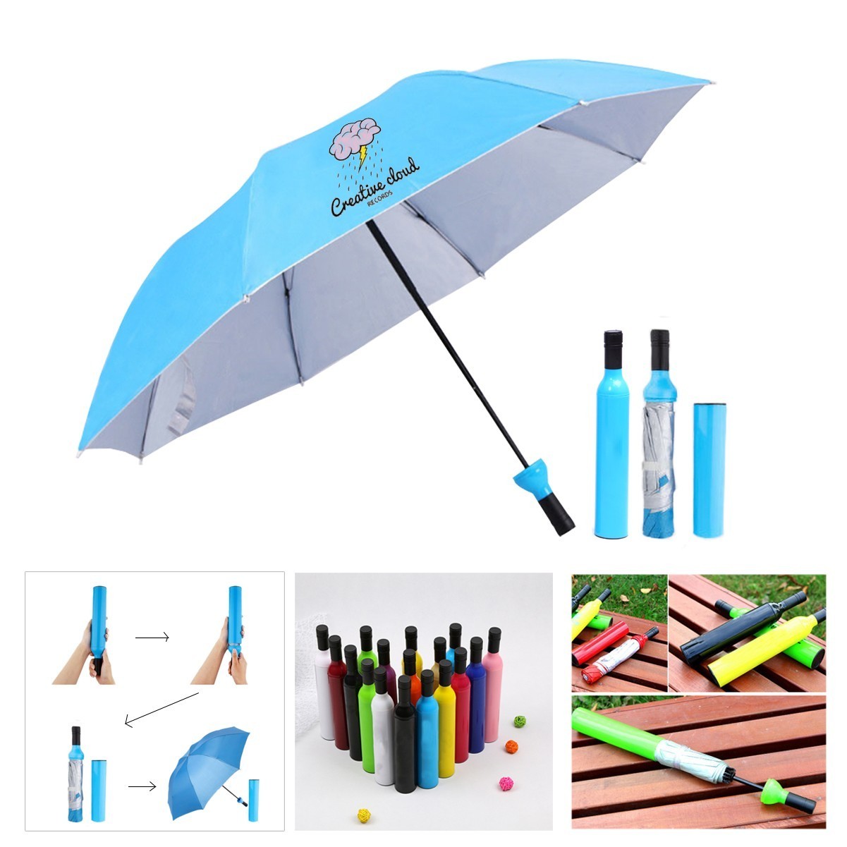 Wine Bottle Umbrella