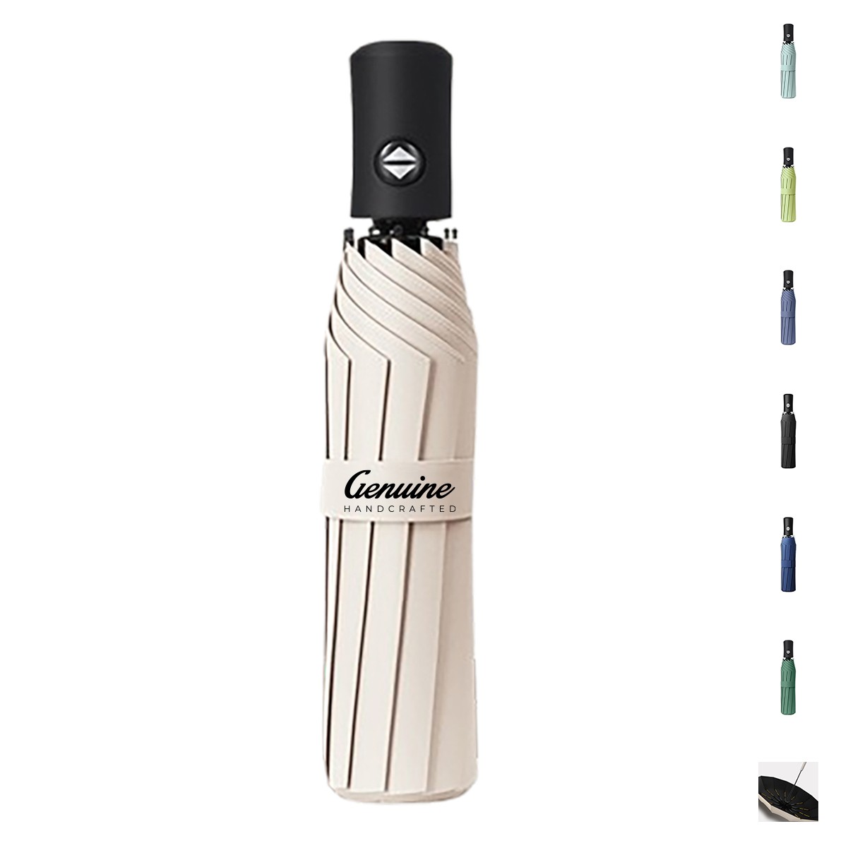 Reflective Windproof Inverted Umbrella with 12 Rib