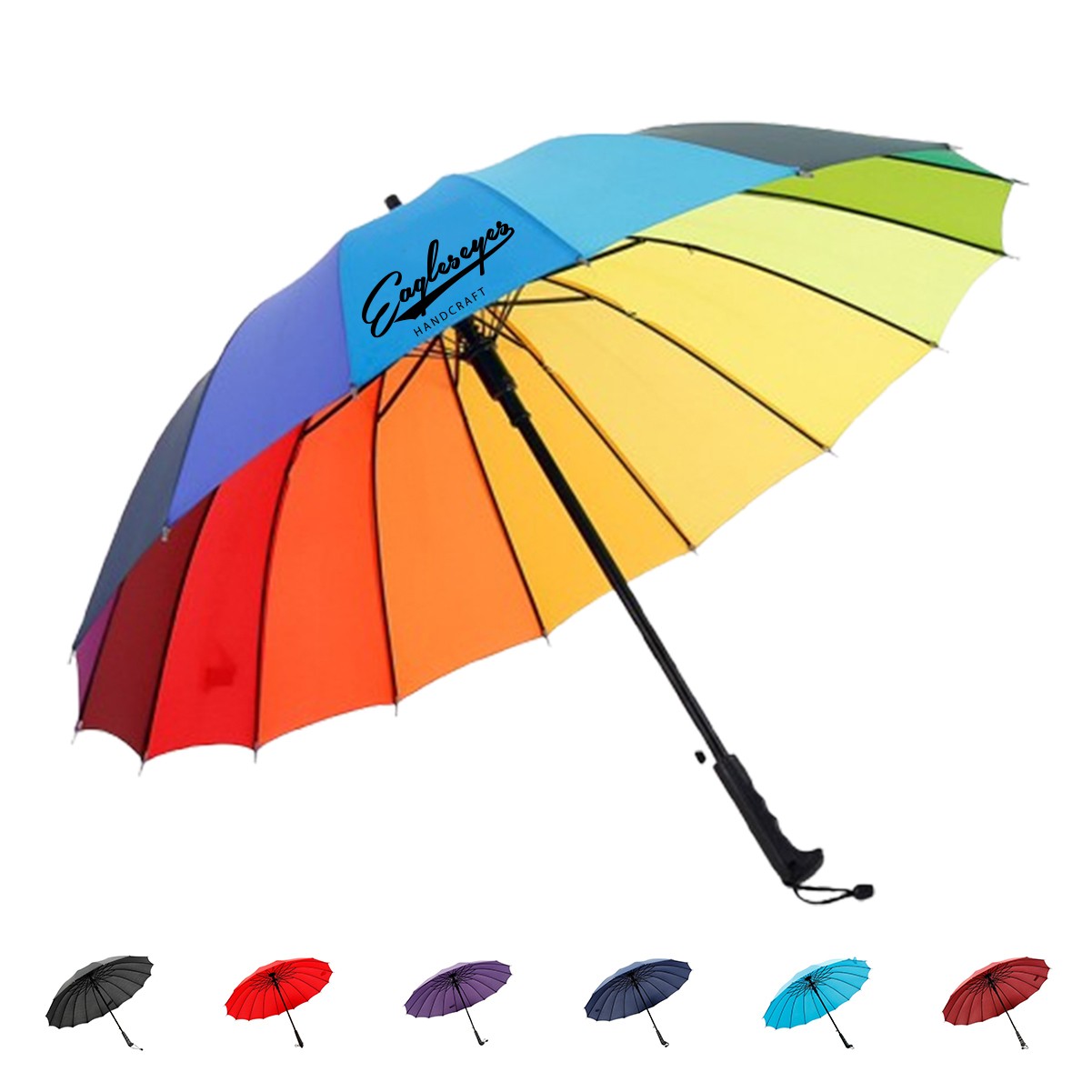 16 Rib Rainbow Umbrella
