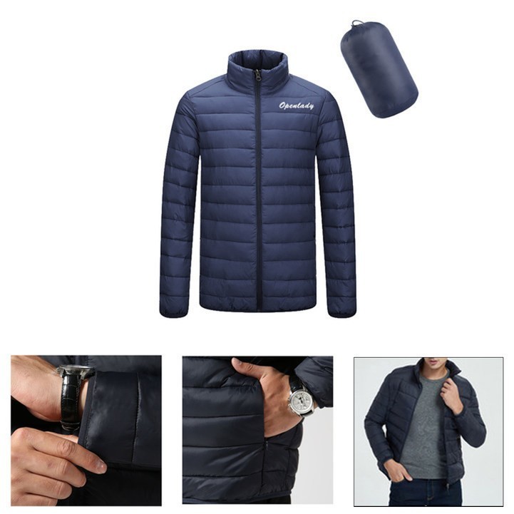 Folding Puffer Jacket with Storage Bag