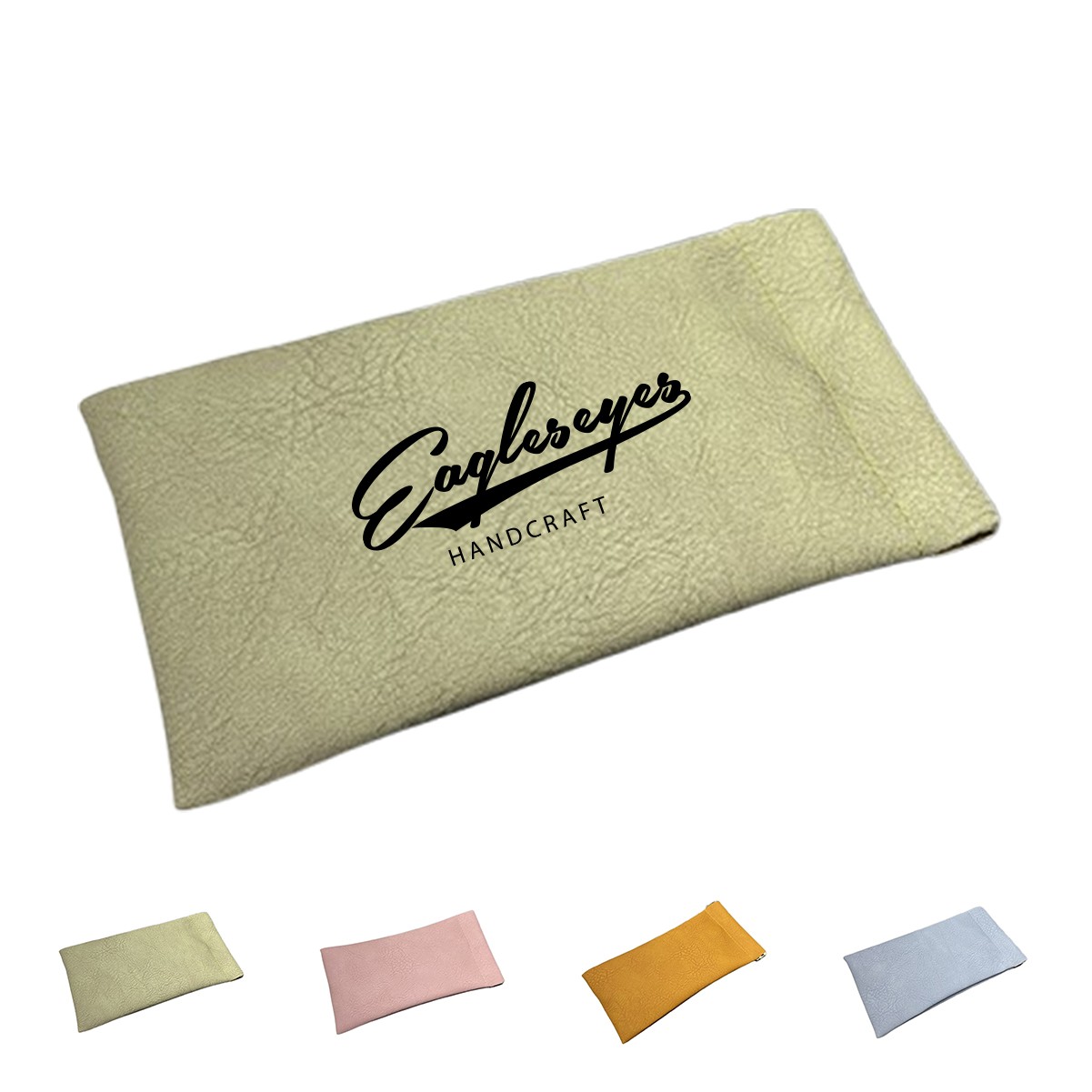 Slim PU Leather Eyewear Pouch