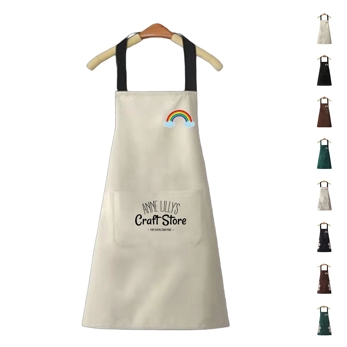 Waterproof Coral Velvet Kitchen Apron