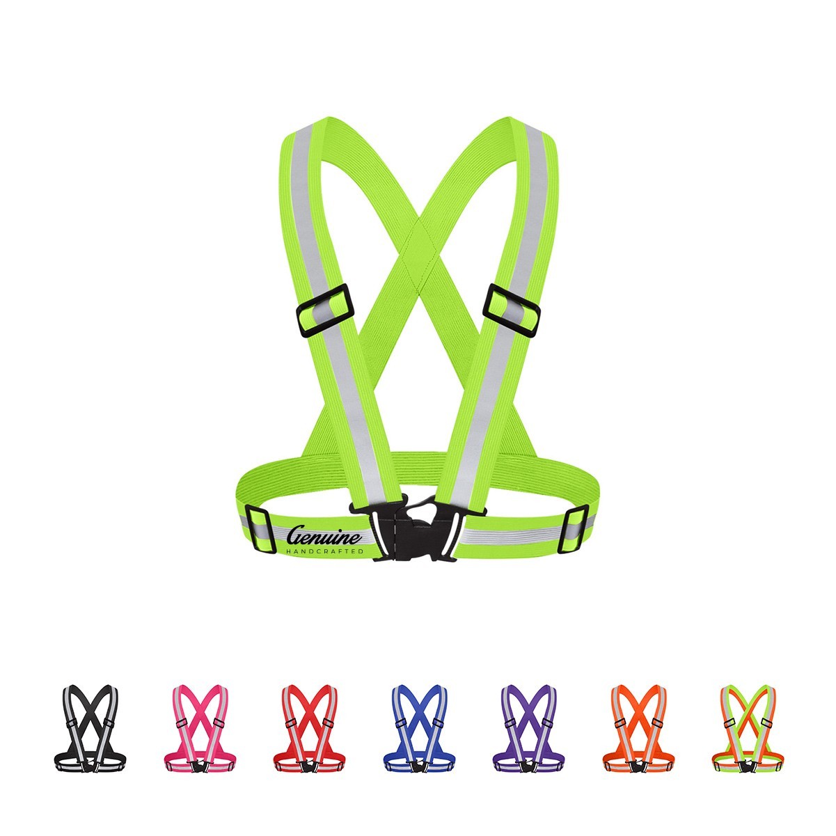 Reflective Safety Vest with Adjustable Strap
