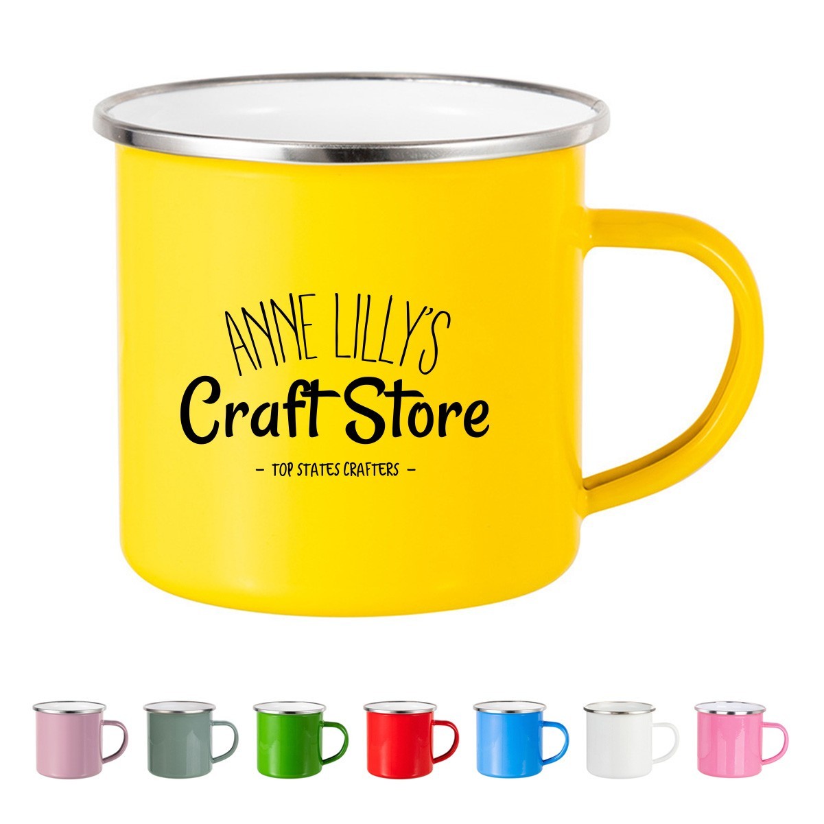 10oz Enamel Coffee Mug