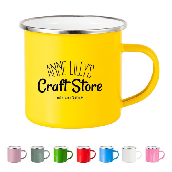 10oz Enamel Coffee Mug