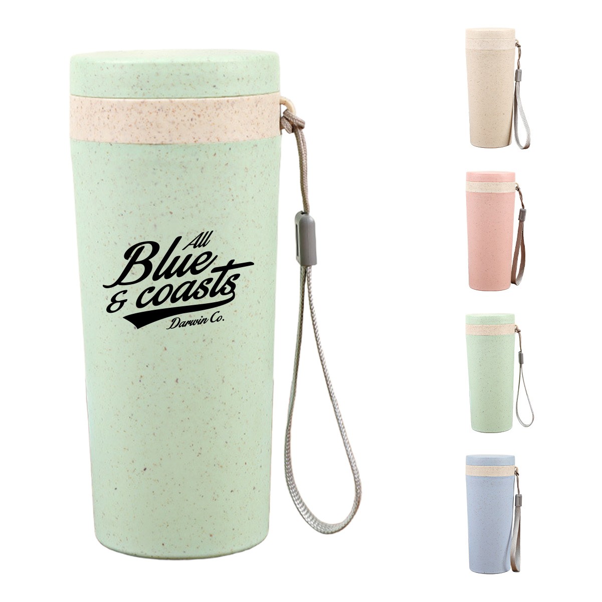 10oz Eco-Friendly Wheat Straw Bottle