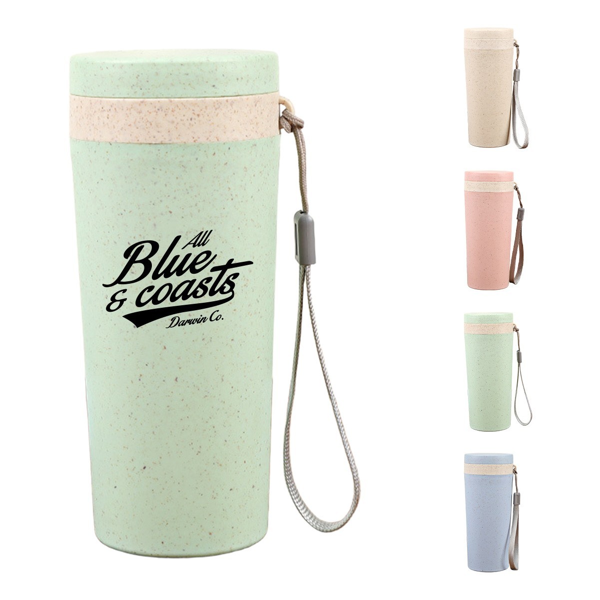 10oz Eco-Friendly Wheat Straw Bottle