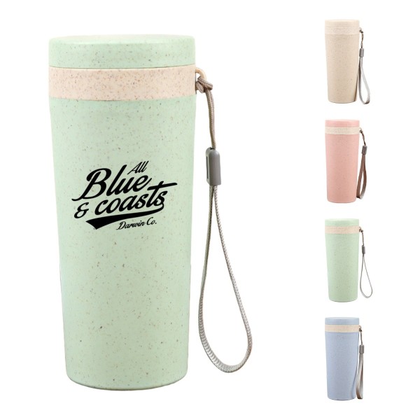 10oz Eco-Friendly Wheat Straw Bottle