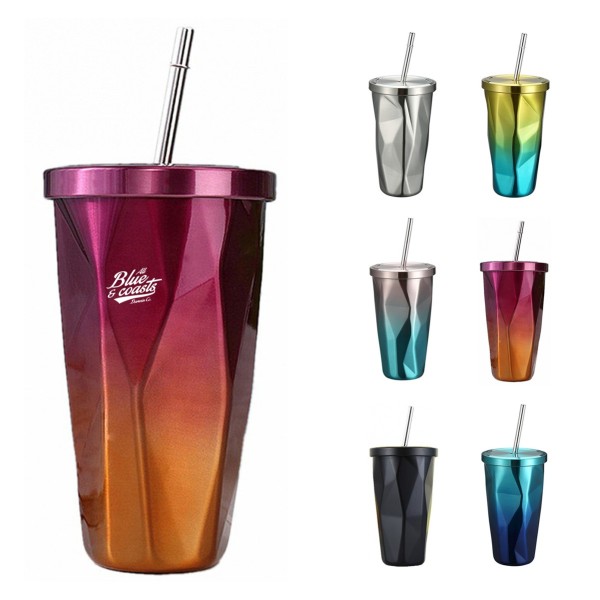 16OZ Stainless Steel Insulated Travel Tumbler