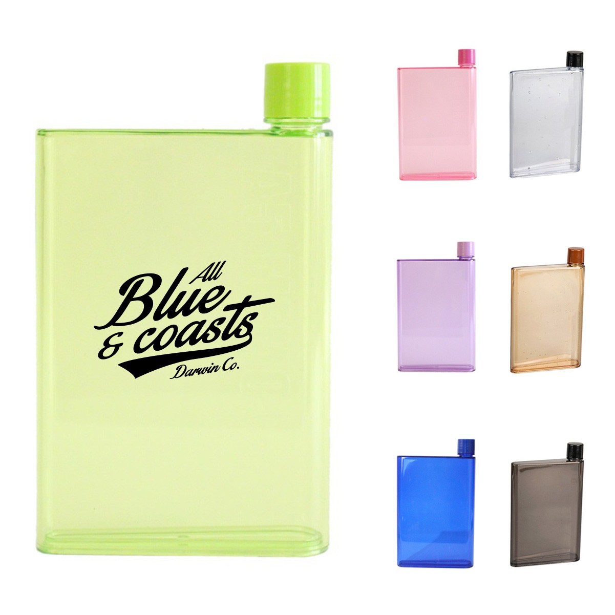 12oz Flat Water Bottle