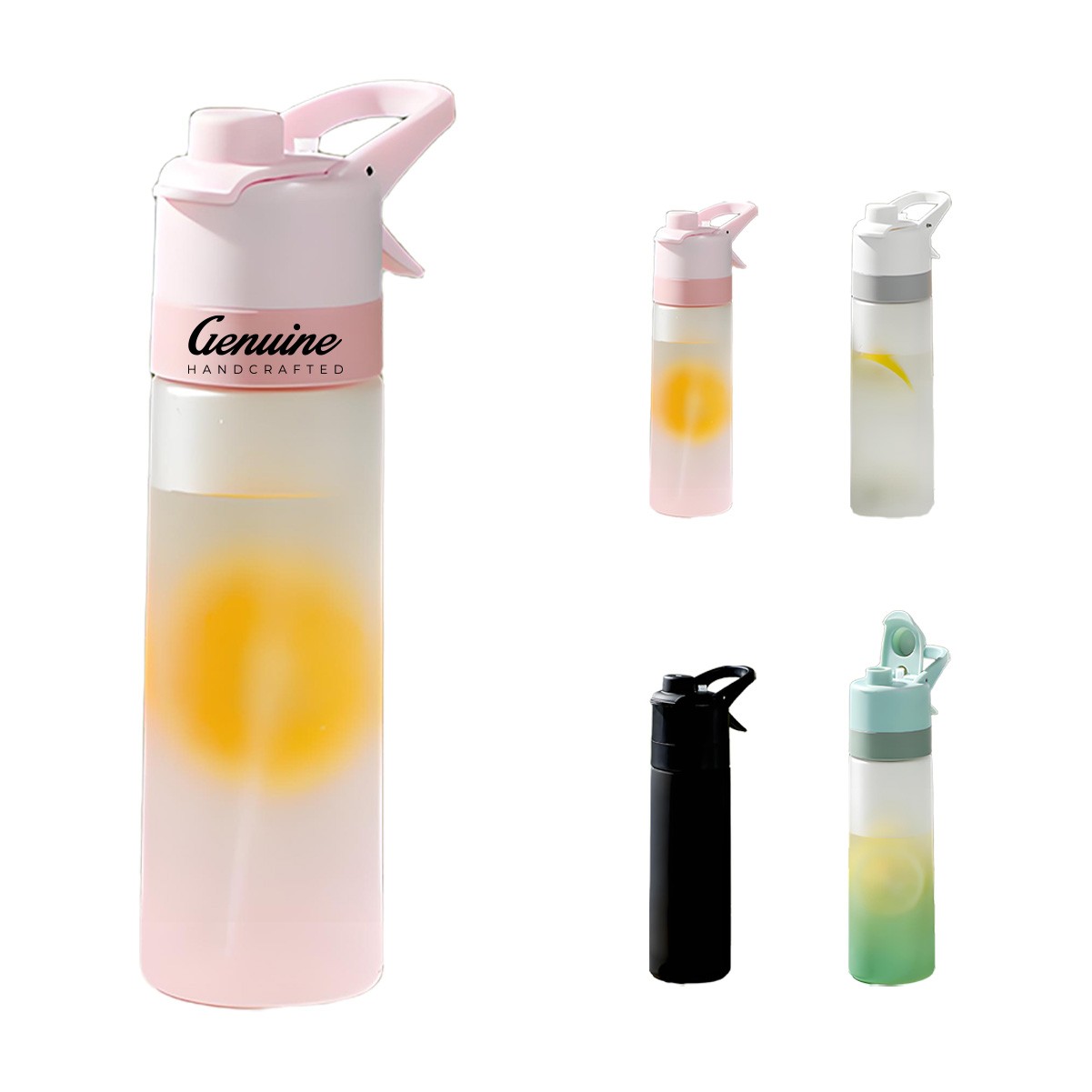 22 oz 2-In-1 Large Capacity Spray Water Bottle