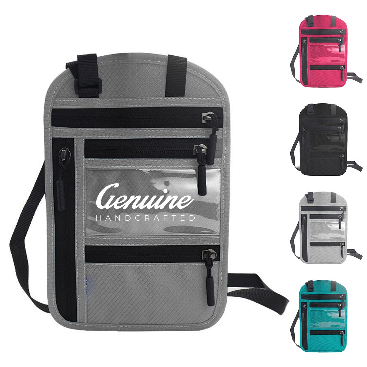 RFID Shielded Neck Pouch Wallet