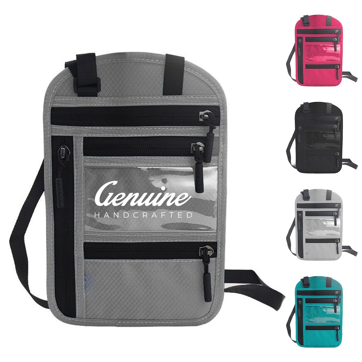 RFID Shielded Neck Pouch Wallet