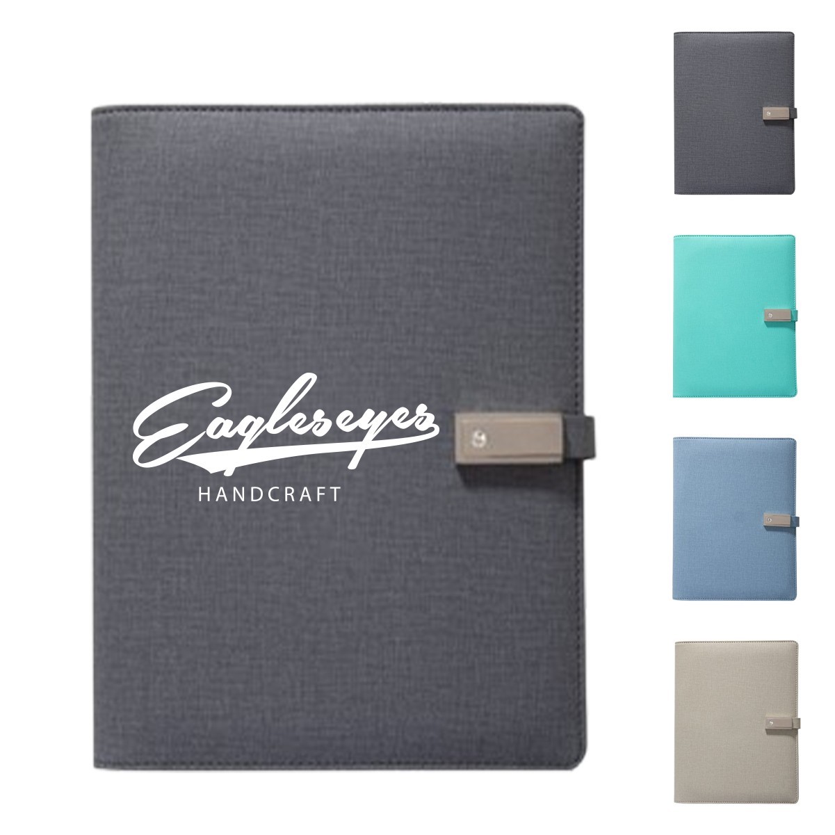 A5 Wireless Charging Notebook with 8000mAh Power Bank