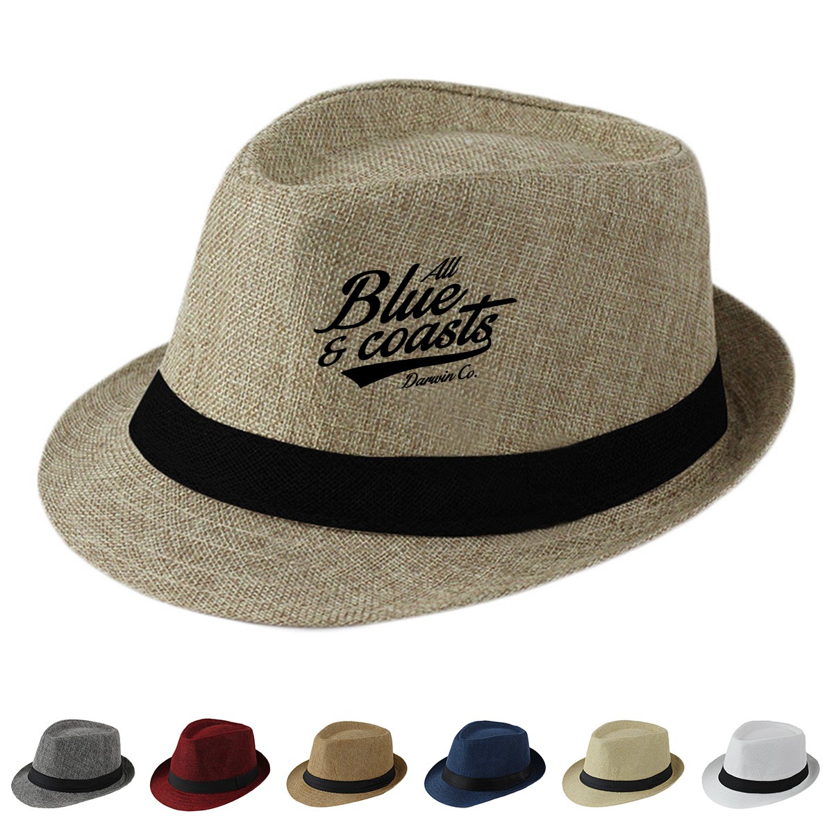 Shore Breeze Fedora Straw Hat