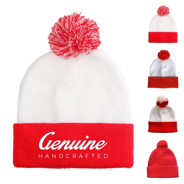 Red White Christmas Hat