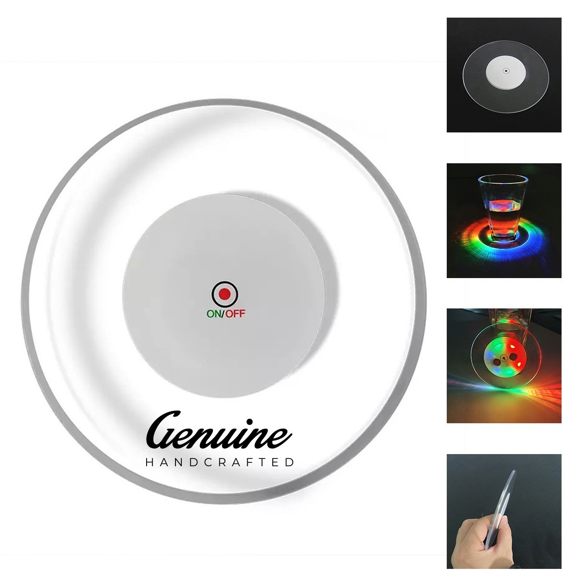 Ultra-Thin LED Cup Holder Light