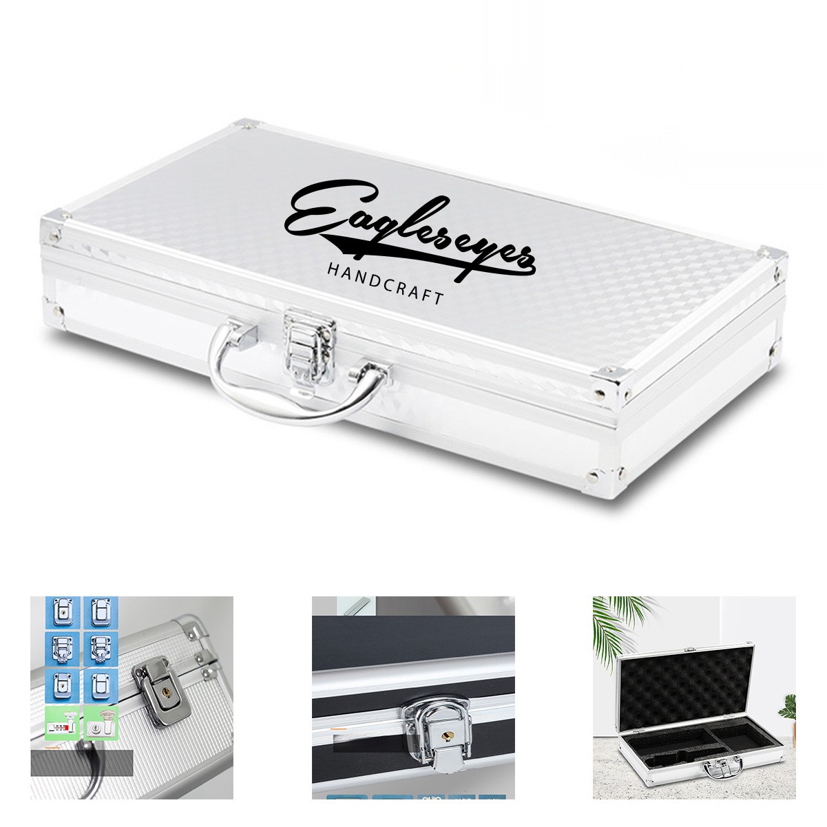 Durable Aluminum Tool Case with Buckle Lock