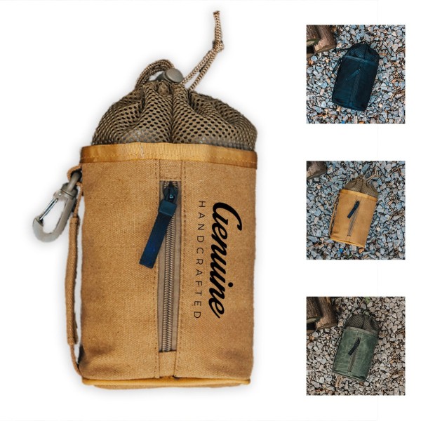 Canvas Water Bottle Pouch