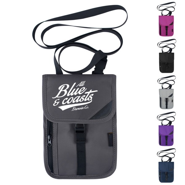 Travel Safe RFID Blocking Neck Wallet