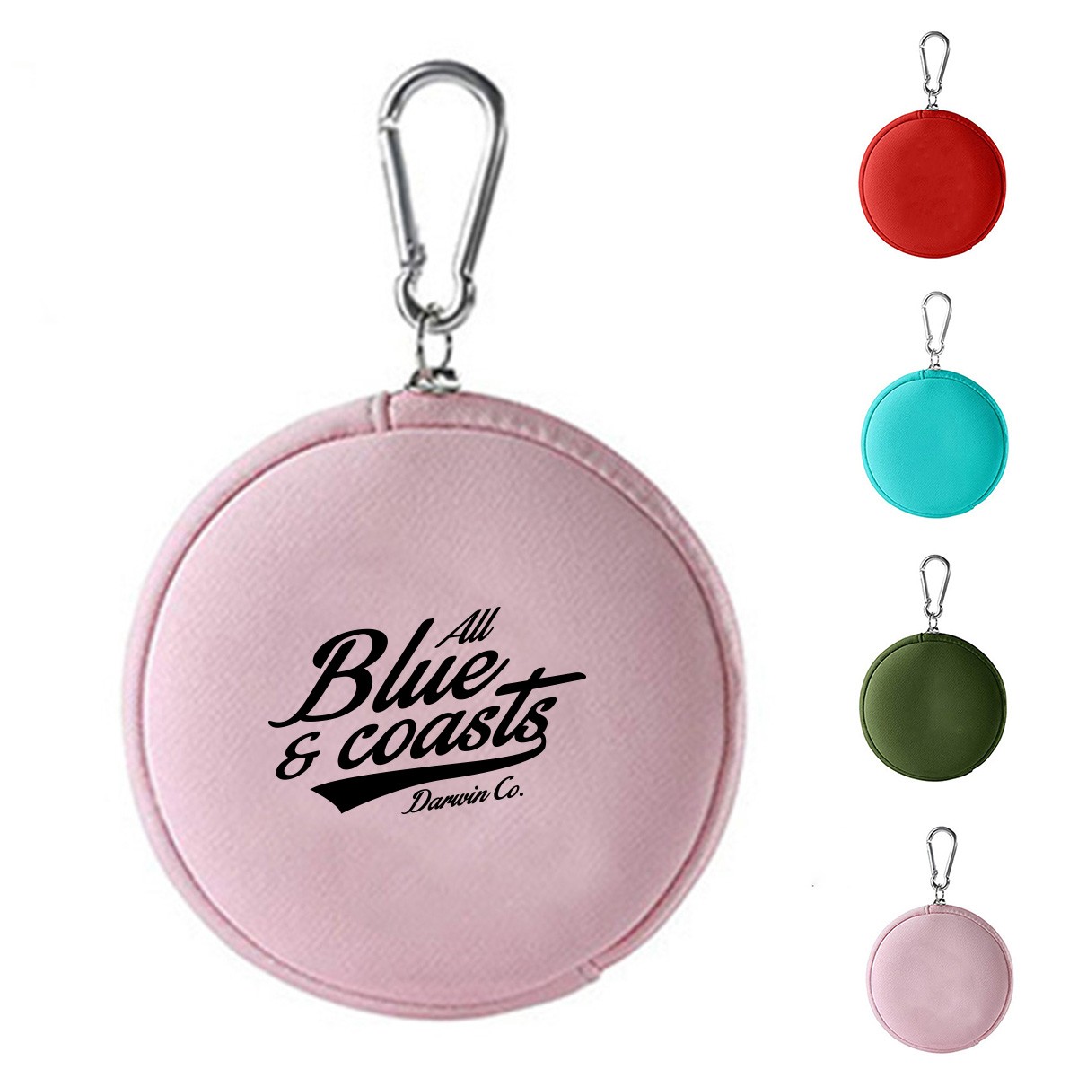Neoprene Round Zip Pouch