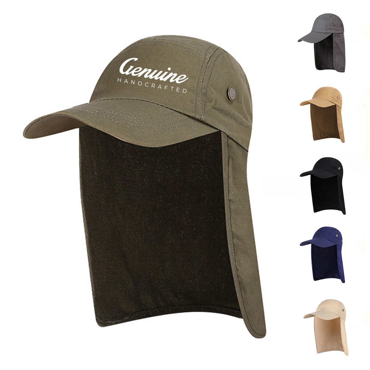Sun Cap with Neck Cover