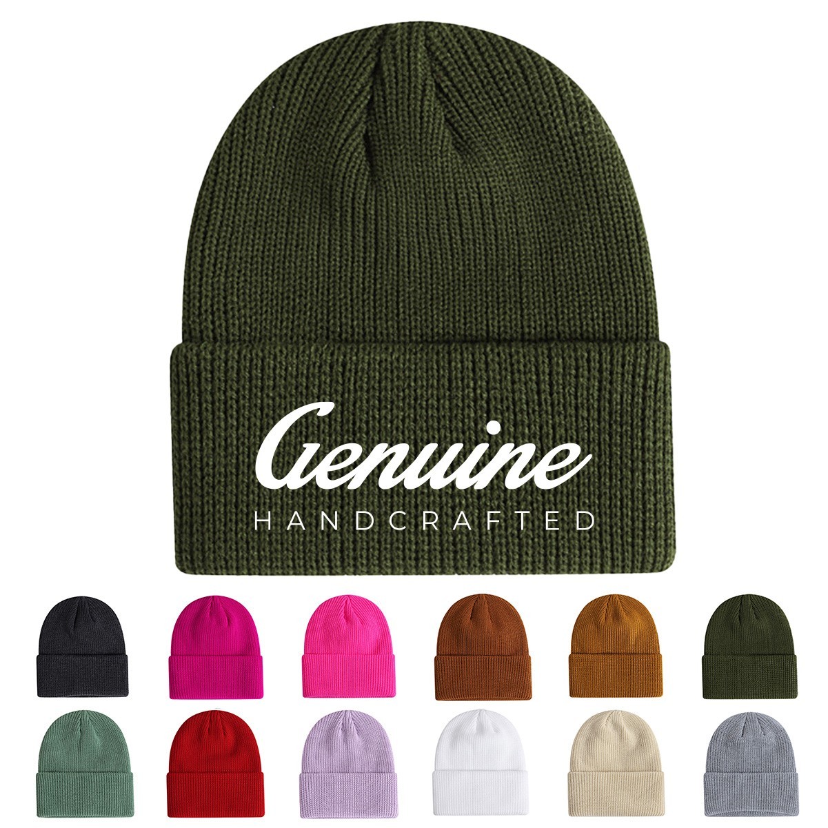 Stretchable Cuffed Beanie Hat