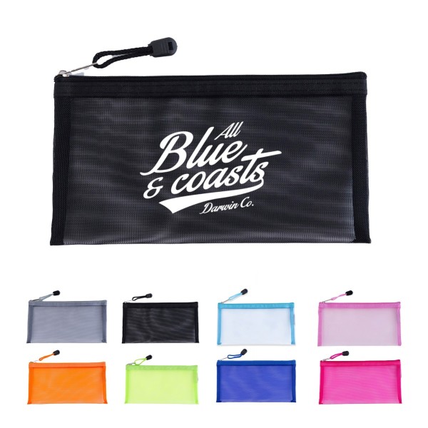Canvas 3-Ring Binder Pencil Pouch